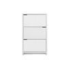 Baxton Studio Simms White Modern Shoe Cabinet 99-4514